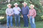 4 men who brought the bucking horse and stock to rodeo