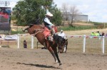 Cole Elshere on a bronc