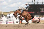 Troy Crowser on another bucking horse